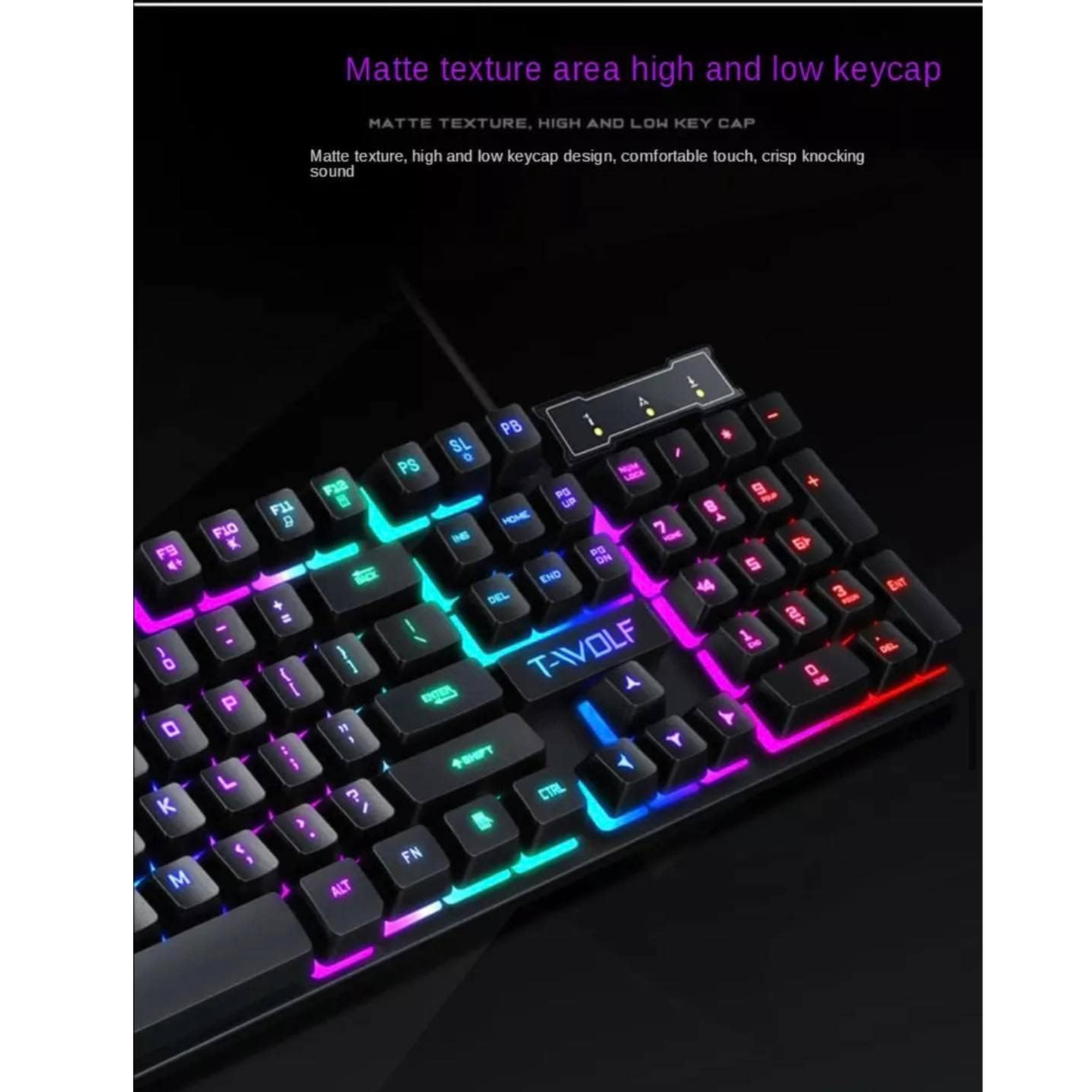 Teclado Gaming RGB WaterProof