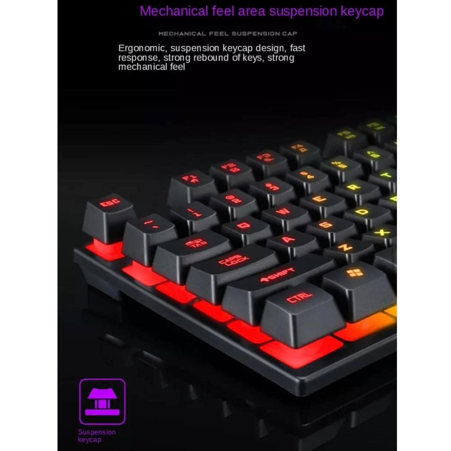Teclado Gaming RGB WaterProof