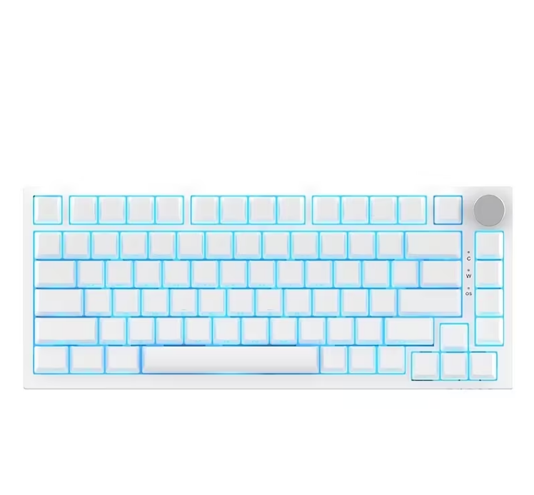 Teclado Mecánico 75% Gamer Mechargy con retroiluminación RGB y diseño compacto.